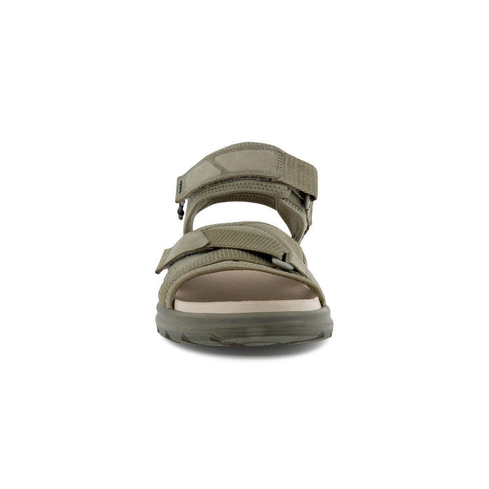 Sandalias Hombre - ECCO Exowrap 3S Velcro - Verde Oliva - ORX781564